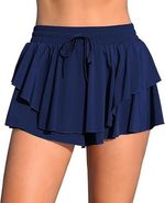 Women's High Waisted Swim Shorts, Skirts, Skorts Swimming Costume ATTRACO