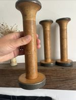 Vintage Bobbins , Antique Bobbins, Antique Spools,vintage Reels,Wood Bobbins #10