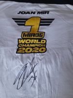 Joan Mir Signed Motogp Champion T-shirt 2020 !! Nice . Official Tshirt .