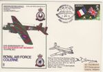 GB Stamps RAF Souvenir Cover RAF Colerne, Whitworth Whitley, anniv No 2sqn  1972