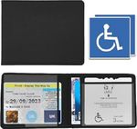 Disabled Blue Badge Holder Wallet – PU Leather Parking Permit Cover