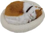 Realistic Sleeping Cat Toy, Breathing Cat Stuffed Animal Doll Simulation Dog NEW