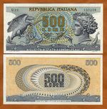 Italy, 500 Lire, 1970, P-93a, UNC