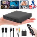 Mini DVD Player HDMI TV 1080P Multi Region Free DVD Players USB or Mains Powered