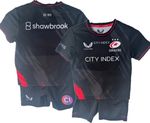Saracens rugby Infants Kit (7-8 Y)Castore Replica Home Kit - New
