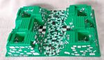 Green LEGO-Compatible Terrain Baseplate 15x10 Raised Landscape Printed Stones
