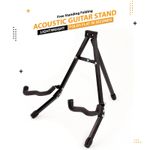 FOLDING GUITAR STAND FOLDABLE A-FRAME MUSIC FLOOR ELECTRIC ACOUSTIC BASS