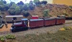 OO9 Hunslet Quarry Tram, Wagons And Brake Van