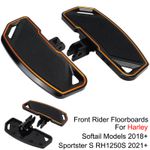 Front Floorboards Footrest For Harley Softail Sport Glide Low Rider S Street Bob
