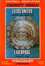 1974 FA CHARITY SHIELD LEEDS v LIVERPOOL 1ST @ WEMBLEY KEEGAN BREMNER NEAR MINT*