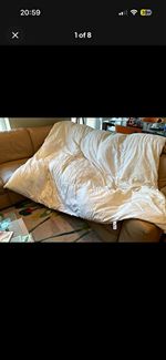 Marks & Spencer double 13.5 Tog White Feather & Cotton Duvet