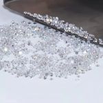 Loose CVD Lot Lab-Grown Diamond 1.50 mm Round D F- IF Certified diamond