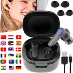 Wireless Bluetooth Translator Earbuds 144 Languages AI Translation Headphones