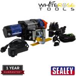 Sealey Recovery Winch 1135kg (2500lb) Line Pull 12V ATV/Quad 