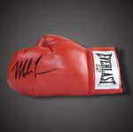Mike Tyson Signed Red Everlast Boxing Glove With COA  £200