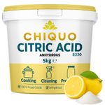 Chiquo Citric Acid 5kg - Bucket - Anhydrous & Food Grade