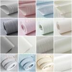 Plain Thick Textured Heavy Duty Non-Woven Pinstripe Wallpaper Embossed Effect UK