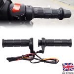 Motorcycle Heated Handle Bar Motorbike Adjustable Heating Grip Warmer Handlebars