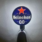 Brand New Heineken 0% Beer Badge! Heineken 0% Pump Badge! Frog Eye Lens