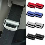 4PCS Car Safety Seat Belt Buckle Clip Seatbelt Stopper Adjuster Clip Seat UK