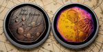 OUR SOLAR SYSTEM & AREA 51 Titanium & Bronze Commemorative Coins & Capsules