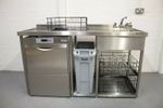 Glass Wash Station For 500 Basket Machine