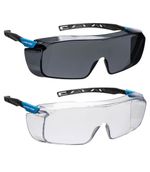 OVER SPECTACLE TOP OTG SAFETY ANTI SCRATCH UV + EYE PROTECTION CE EYEWEAR GLASSE