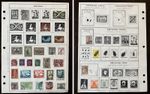 PORTUGAL MINT USED STAMP LOT ON ALBUM PAGE SHIPS, COLONIES, BATTLE & MORE