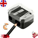 Make Up Sharpener Duo Double Cosmetic Pencil Eyeliner Lip Eye Liner Eyebrow