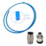 Ender 3 Upgraded PTFE Teflon Bowden Tube with Improved PC4-M6 & PC4-M10 Fittings