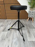 Drum Stool Throne Black / Height Adjustable / Drum Hardware #OJ47