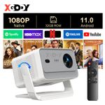 XGODY Smart 4K Android Projector WiFi Bluetooth AutoFocus Video Home Theater