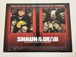 ORIGINAL SHAUN OF THE DEAD CINEMA POSTER - SIMON PEGG NICK FROST ZOMBIES