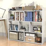 Wooden Shelf Bookcase Shelving 4 Tier Display Cabinet Storage Unit Stand HOT