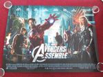 MARVEL AVENGERS ASSEMBLE UK QUAD ROLLED POSTER ROBERT DOWNEY JR. C. EVANS 2012