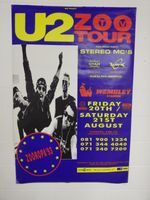 U2 - Zoo Tour - Wembley Stadium - Giant/Subway - Promo Poster (150cm x 100cm)