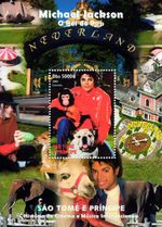 Sao Tome and Principe 2005 MICHAEL JACKSON NEVERLAND Souvenir Sheet MNH