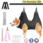 S/M/L Pet Dog Grooming Hammock Restraint Harness Sling Bags Hair Nail Trimming
