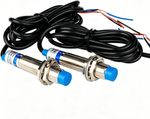 2Pcs Metal Inductive Proximity Sensor Detector Switch LJ12A3-4-Z/BX 4Mm 6-36VDC