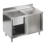 Commercial Stainless Steel Kitchen Sink Catering Work Table Sink Drainer Unit UK