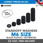 M6 (6mm) Washers Spacers Standoff - Plastic PLA - Low cost!