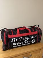Vintage oneills teamwear kit Holdall kit ( TYRONE GAA ) leather bag 