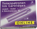 ONLINE Standard Ink Cartridges, Universal Ink, 1 Pack (6 cartridges), Lilac 