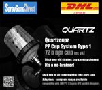 Quartzcupz Paint Spraying System Spray Gun Cup, Liners & Lids 650ml 125 Micron