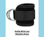 Ankle Wrist Leg Weights Straps Running Exercise Fitness Gym Strength Training