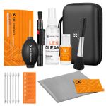 K&F CONCEPT Camera Cleaning Kit w/ APS-C Sensor Cleaning Swabs & Lens Cleaner