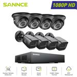 SANNCE 1080P CCTV Camera System 2MP 4 8CH 5IN1 DVR Night Vision Outdoor Security
