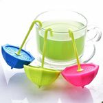 Tea Infuser 3Pc Cute Loose Leaf Silicone Strainer Perfect Gift Tea Lovers
