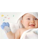 Teething Mitten Baby Teether Food Grade Silicone BPA Free Safe Mitts Brand New