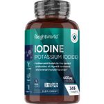 Iodine 365 Tablets 400MCG for Nervous System & Metabolism | Thyroid Supplement